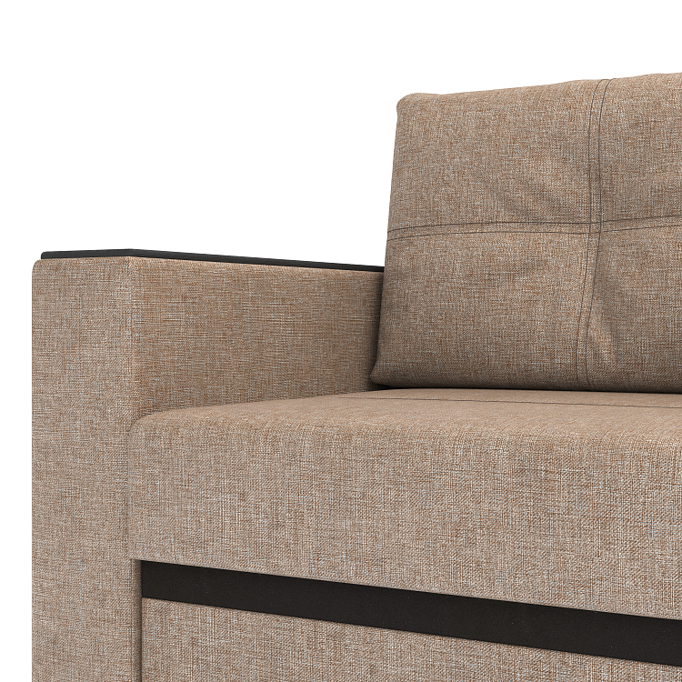 Смарт/ Диван - кровать 3-х мест рогожка Амелия Люкс светло-бежевая